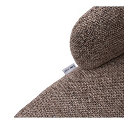 Zestaw 6 krzeseł AKIRA brązowy / taupe