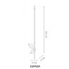 MOOSEE zestaw 2 lamp ściennych ESPADA     złoty