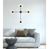 MOOSEE zestaw 2 lamp ściennych SHADOW 4   CLOSE czarny