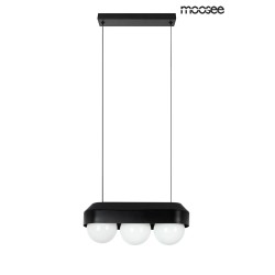 MOOSEE zestaw 2 lamp wiszących DROPS 3    czarny