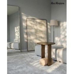 MaMaison stolik CAVEA 40 marmur /         trawertyn