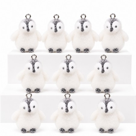 Zestaw 10 sztuk dekoracji Pingwiny SHP    PENGUIN