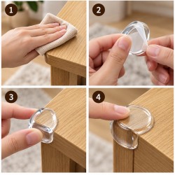 Zestaw 10 sztuk zabezpieczeń narożnika    SHP Child Protect CORNER