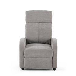 Fotel wypoczynkowy rozkładany RELAX       PREMIUM jasny szary