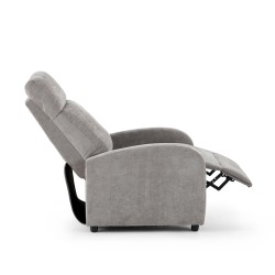 Fotel wypoczynkowy rozkładany RELAX       PREMIUM jasny szary