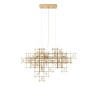 KARE lampa wisząca STONE MOBILE złota 100 x 61 cm