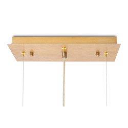 KARE lampa wisząca STONE MOBILE złota 100 x 61 cm