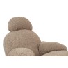 Fotel bujany PLUSH TEDDY ciemny beżowy