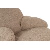 Fotel bujany PLUSH TEDDY ciemny beżowy