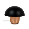 KARE lampa stołowa MUSHROOM miedziana / czarna 44 cm
