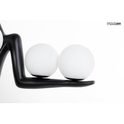 MOOSEE lampa podłogowa HUMAN DREAMER czarna