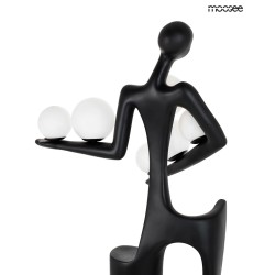 MOOSEE lampa podłogowa HUMAN DREAMER czarna