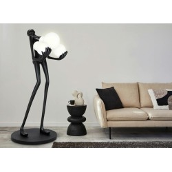 MOOSEE lampa podłogowa HUMAN czarna