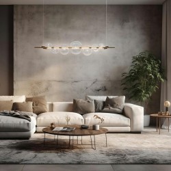 MOOSEE lampa wisząca ECHO 140 złota