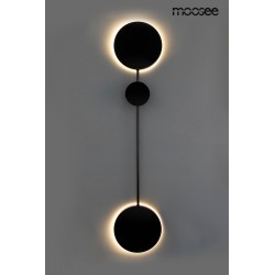 MOOSEE lampa ścienna SHADOW 2 czarna