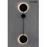 MOOSEE lampa ścienna SHADOW 2 czarna