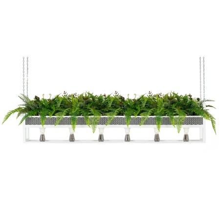 MOOSEE lampa wisząca / kwietnik SEMIRA    180 INDUSTRIAL biała