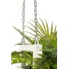 MOOSEE lampa wisząca / kwietnik SEMIRA    180 INDUSTRIAL biała