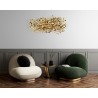 MOOSEE lampa wisząca MONETE 80 złota