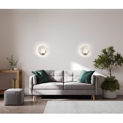 MOOSEE lampa ścienna WAVE złota