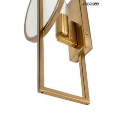 MOOSEE lampa ścienna TROYA złota