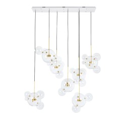 MOOSEE lampa wisząca CAPRI LINE 7 złota