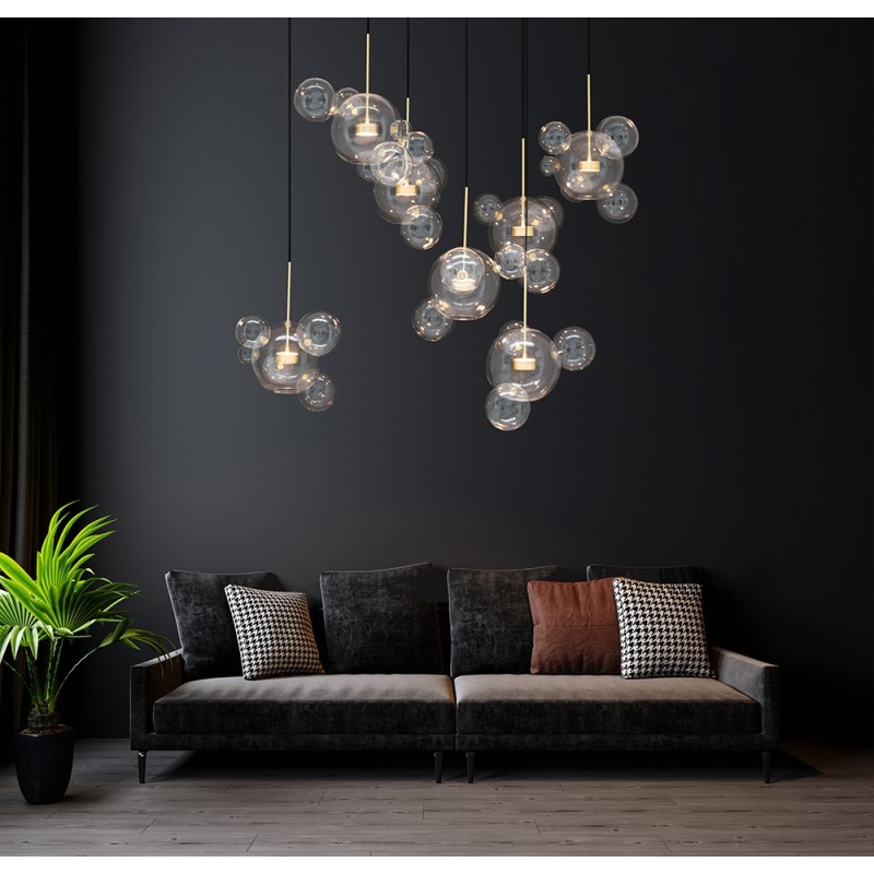Aranżacja salonu z lampami MOOSEE Capri Line
