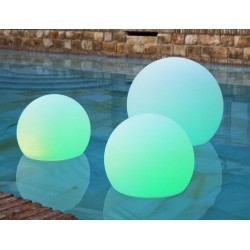 NEW GARDEN lampa ogrodowa BULY 20  FLOATING SOLAR & BATTERY biała