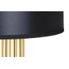 MOOSEE lampa podłogowa HOLMES STRAIGHT    złota z czarnym kloszem