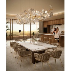 MOOSEE lampa wisząca FLORA 250 PP złota