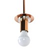 MOOSEE lampa wisząca FUSION 20 miedziana  - akryl