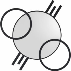 KARE lustro ścienne TRIPLE CIRCLE         124x119 cm