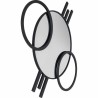 KARE lustro ścienne TRIPLE CIRCLE         124x119 cm