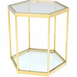 KARE stolik COMB GOLD 55 złoty
