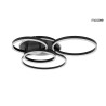 MOOSEE lampa sufitowa / plafon RINGS 5    czarna