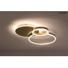 MOOSEE lampa sufitowa / plafon RINGS 3    złota