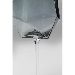 KARE komplet 4 kieliszków do wina         DIAMOND SMOKE 660 ml