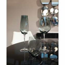 KARE komplet 4 kieliszków do wina         DIAMOND SMOKE 660 ml