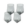 KARE komplet 4 szklanek DIAMOND SMOKE     510 ml