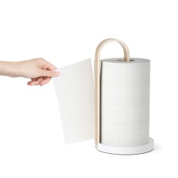 UMBRA stojak na ręcznik papierowy         BELLWOOD biały/naturalny