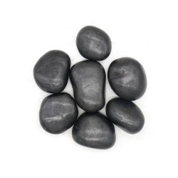 Kamień OTOCZAK 5-8 cm 5 kg polerowany     czarny