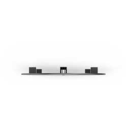 UMBRA lustro ścienne HUBBA 36 x 18 cm     tytan