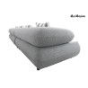 MaMaison sofa narożna ogrodowa ALEXANDER  szara (poduszki i pokrowiec w zestawie)