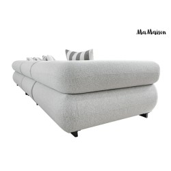 MaMaison sofa ogrodowa ALEXANDER szara    (poduszki i pokrowiec w zestawie)