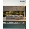 MaMaison sofa ogrodowa ALEXANDER szara    (poduszki i pokrowiec w zestawie)