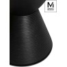 MODESTO stołek TAMBURO czarny - polipropylen