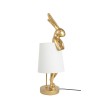 KARE lampa stołowa RABBIT 68 cm  złota / biała