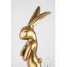 KARE lampa stołowa RABBIT 68 cm  złota / biała