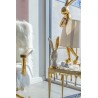 KARE lampa stołowa RABBIT 68 cm  złota / biała