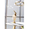 KARE lampa stołowa RABBIT 68 cm  złota / biała